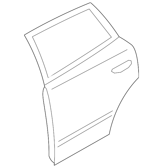 95B-833-021-A-GRV Деталь DOOR SHELL, LEFT