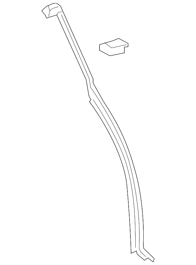 95B-839-761-B Деталь REAR W'STRIP, LEFT