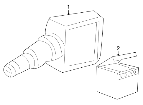 XC90 TIRE PRESSURE MONITOR COMPONENTS