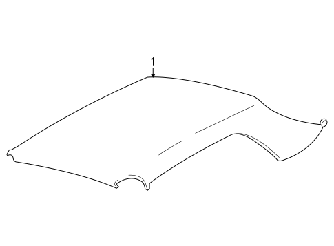 Mustang INTERIOR TRIM - CONVERTIBLE TOP