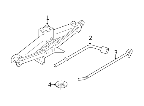 Jack & Components for 2019 Mitsubishi Eclipse Cross #0