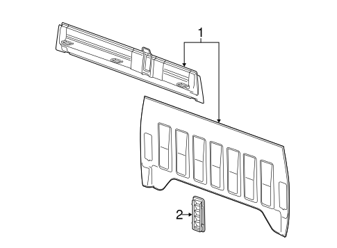 Silverado 2500 HD BACK PANEL 2