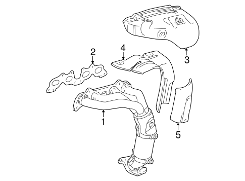 EXHAUST SYSTEM/EXHAUST MANIFOLD for 2000 Toyota Solara #2