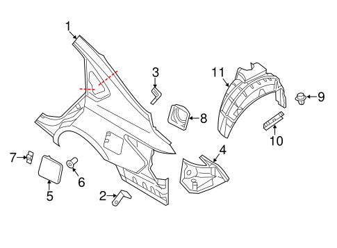 Body/Quarter Panel & Components for 2013 Nissan Altima #1