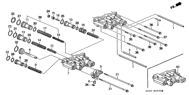TRANSMISSION - AUTOMATIC/AT SERVO BODY (1) for 1996 Honda CIVIC HATCHBACK #1