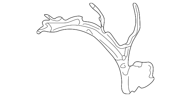 1W6Z-7653104-AA Деталь SIDE RAIL, RIGHT