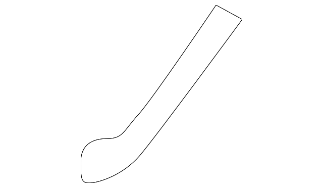 3W6Z-76506A48-AA Деталь HOOK, RIGHT