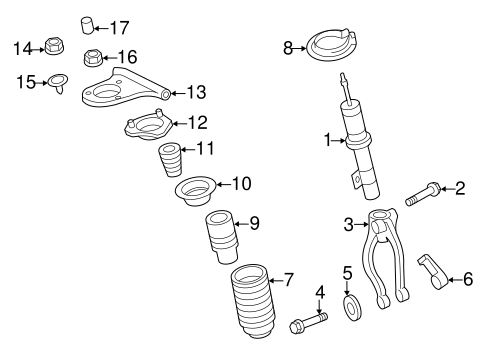 MKZ STRUTS & COMPONENTS