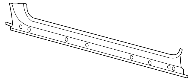 BK3Z-6110128-D Деталь ROCKER PANEL, LEFT