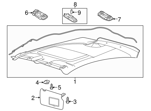 Body/Interior Trim - Roof for 2017 Ford Fiesta #1