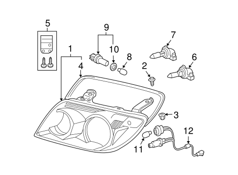 ELECTRICAL/HEADLAMP COMPONENTS for 2009 Toyota 4Runner #1