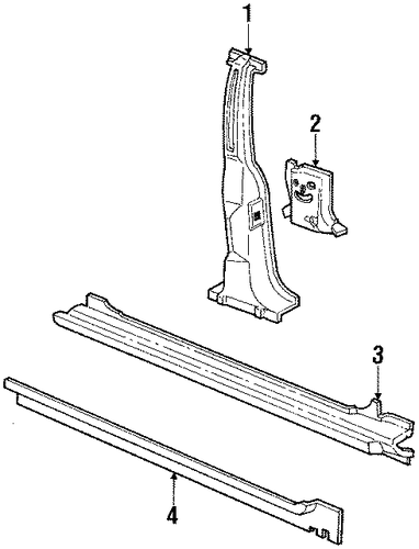 LTD CENTER PILLAR & ROCKER