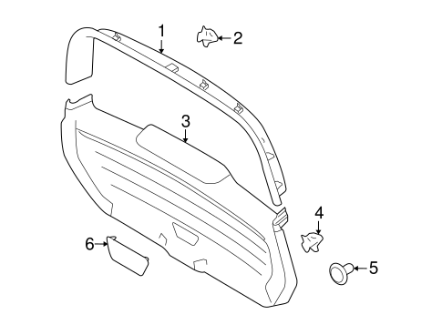 Body/Interior Trim for 2013 Ford Flex #1