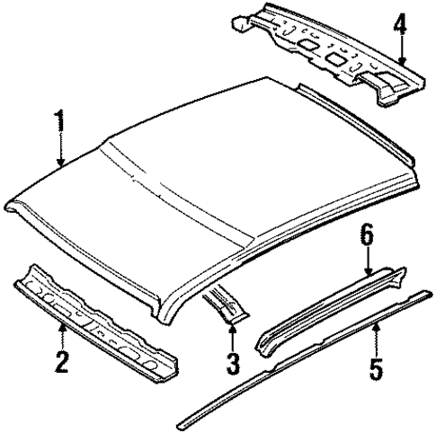 Tracer EXTERIOR TRIM - ROOF