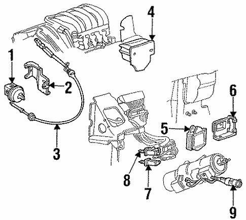 Cruise Control System for 1999 Pontiac Bonneville #0
