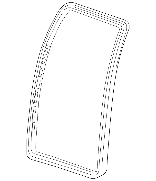YL3Z1625324BA Деталь WEATHERSTRIP, RIGHT