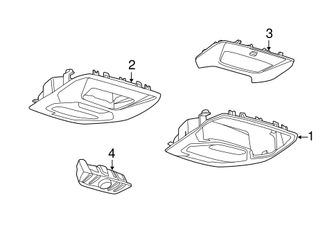 Body/Overhead Console for 2013 Ford Escape #1