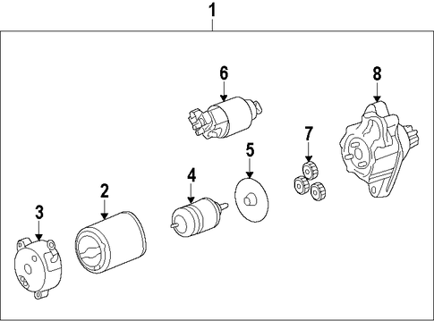 ELECTRICAL/STARTER for 2013 Toyota Venza #2