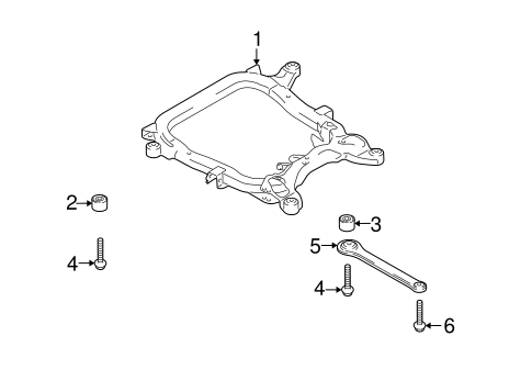 Suspension Mounting for 2006 Saab 9-3 #0