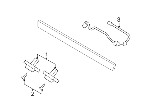 Electrical/License Lamps for 2006 Ford Freestyle #1
