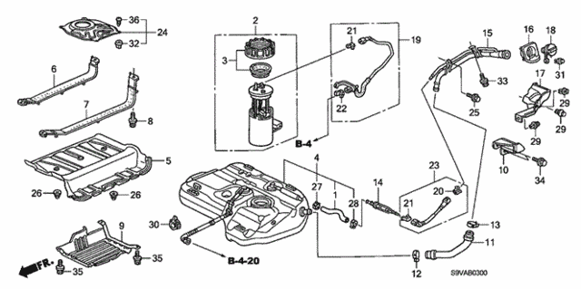 Fuel Tank (KA) (KC) for 2008 Honda Pilot #0