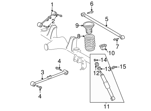 REAR SUSPENSION/REAR SUSPENSION for 2007 Toyota Sequoia #1