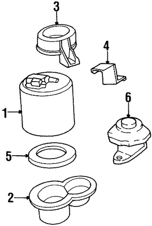 Emission Components for 1990 Oldsmobile Cutlass Calais #0