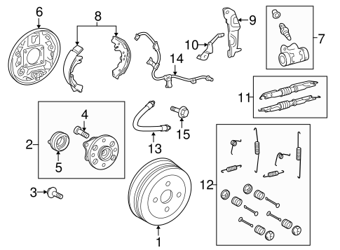 BRAKES/BRAKE COMPONENTS for 2015 Toyota Yaris #1