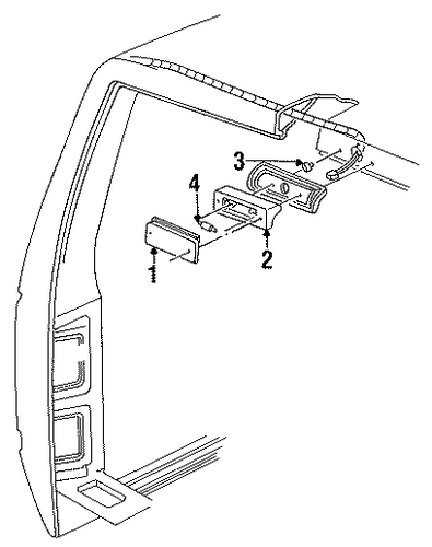 C2500 Pickup CARGO LAMPS