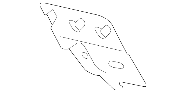 T2R16517 Деталь ANTENNA BRACKET, RIGHT