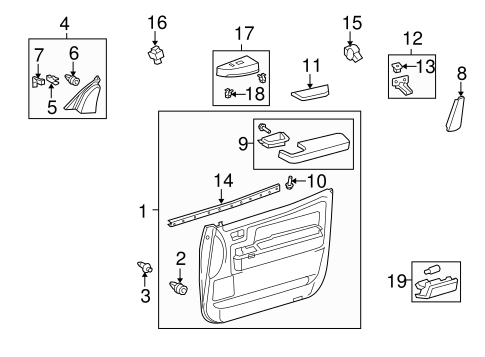 ELECTRICAL/FRONT DOOR for 2010 Toyota Tundra #5