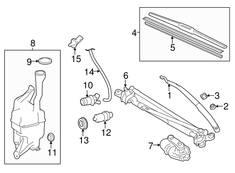 ELECTRICAL/WIPERS for 2013 Toyota Avalon #1