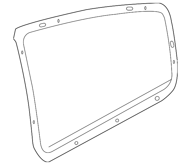 22720225 Деталь DOOR GLASS, RIGHT