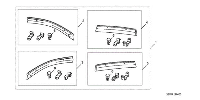Door Visor for 2008 Honda CR-V #0