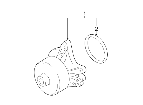 COOLING SYSTEM/WATER PUMP for 2007 Toyota Matrix #2
