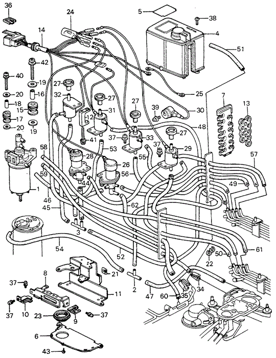 ENGINE/CONTROL BOX (3) for 1981 Honda CIVIC HATCHBACK #1