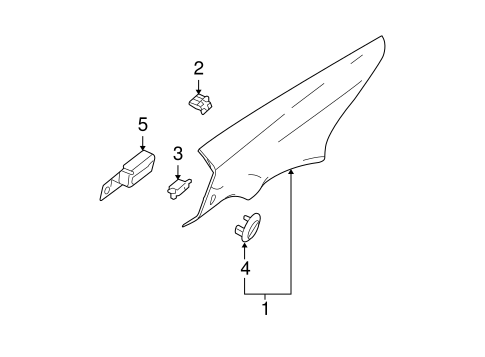 Grand Prix INTERIOR TRIM - QUARTER PANELS