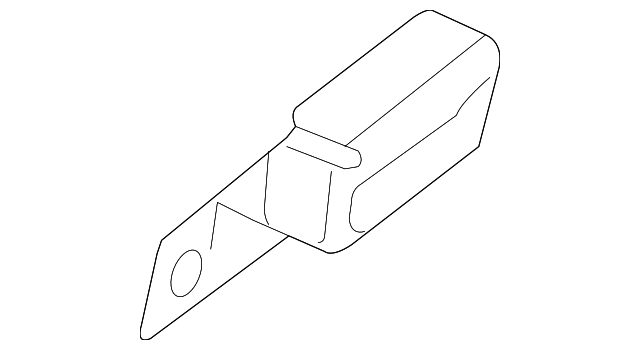 15790888 Деталь UPPER QTR TRIM BRACKET, RIGHT