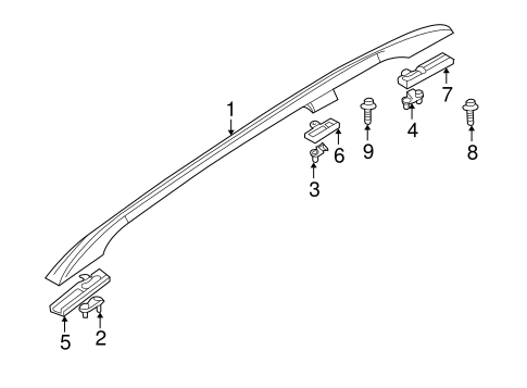 Luggage Carrier for 2001 BMW X5 #0