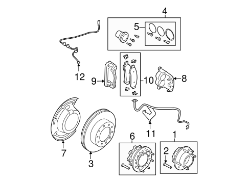 Brakes/Front Brakes for 2010 Ford F-250 Super Duty #2