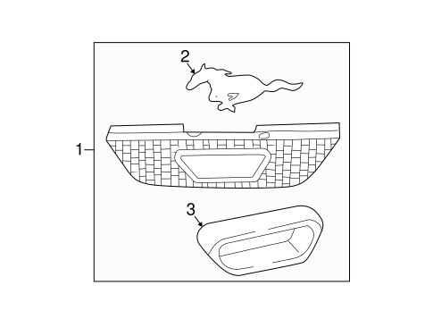 Mustang GRILLE & COMPONENTS