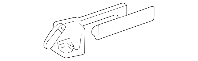F4ZZ7650508B Деталь HOLD DOWN CLAMP, LEFT