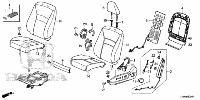 Front Seat (L.) (TS Tech) for 2015 Honda Accord #0