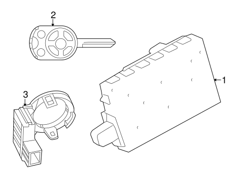 Electrical/Anti-Theft Components for 2009 Ford Taurus X #1