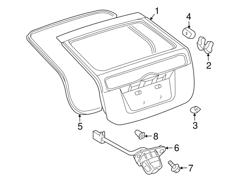 BODY/GATE & HARDWARE for 2006 Toyota Prius #1
