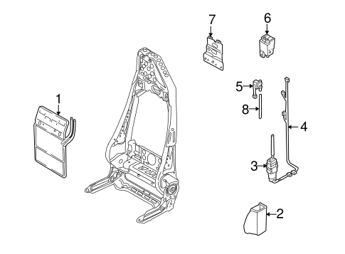 911 FRONT SEAT COMPONENTS 3