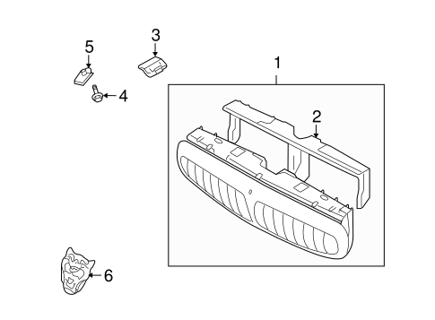 X-Type GRILLE & COMPONENTS