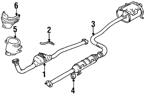 Metro EXHAUST COMPONENTS