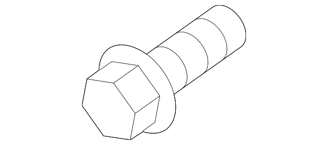 30624622 UPPER HINGE BOLT, LEFT
