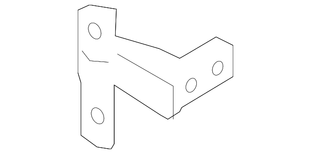 31424593 UPPER HINGE, LEFT